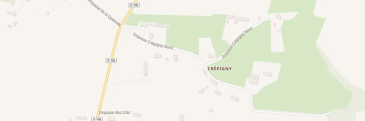 Plan du 4 Imp Crepigny Nord - St Jean Le à Terres de Druance