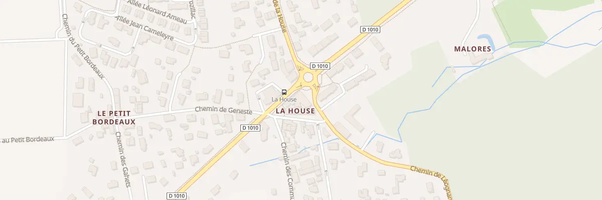 Plan du 2 Che de Léognan à Canéjan