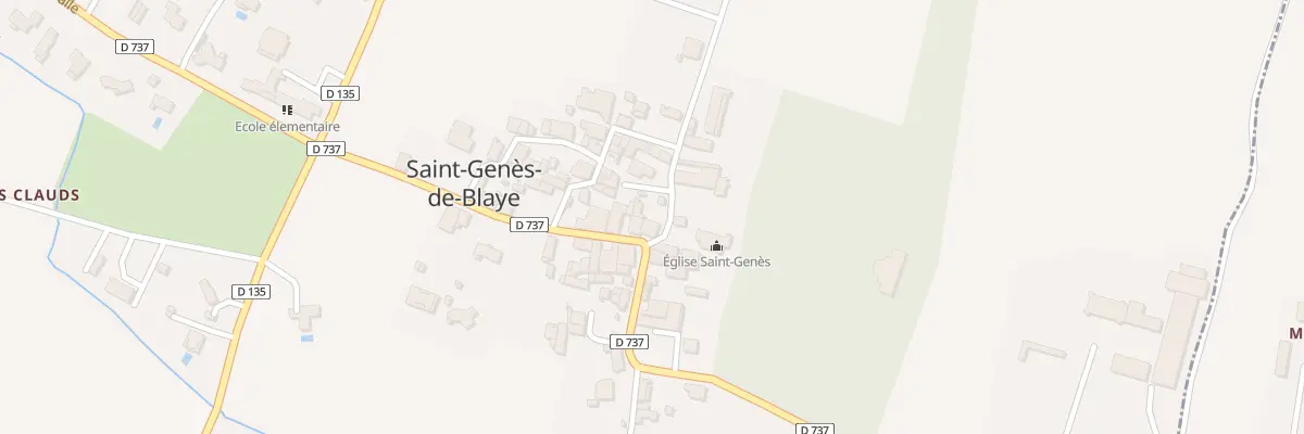 Plan du 23 Rue d’Espangle à Saint-Genès-de-Blaye