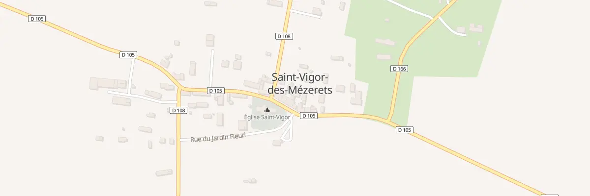 Plan du 5168 Le Bourg - St Vigor Mzts à Terres de Druance
