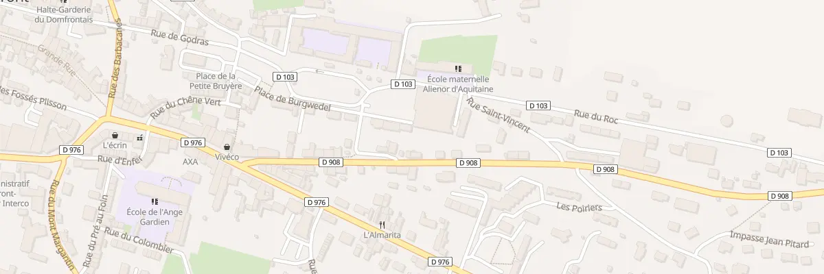 Plan du 24 Pl de Burgwedel à Domfront en Poiraie