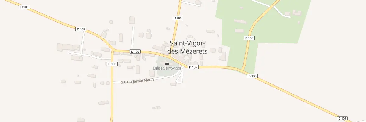 Plan du 5023 Le Bourg - St Vigor Mzts à Terres de Druance