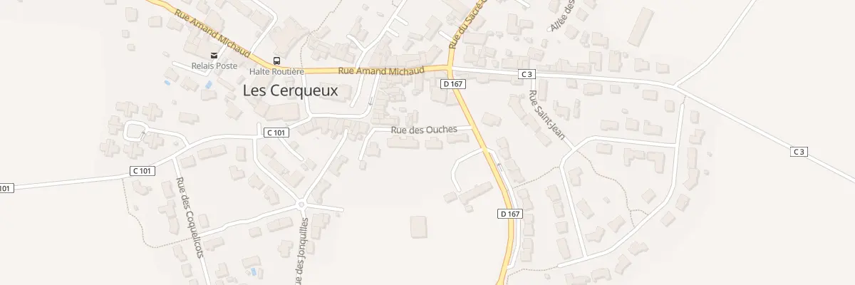 Plan du 3 Rue des Ouches aux Cerqueux