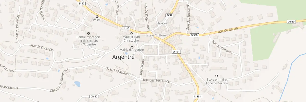 Plan du 16 Pl de l’Église à Argentré