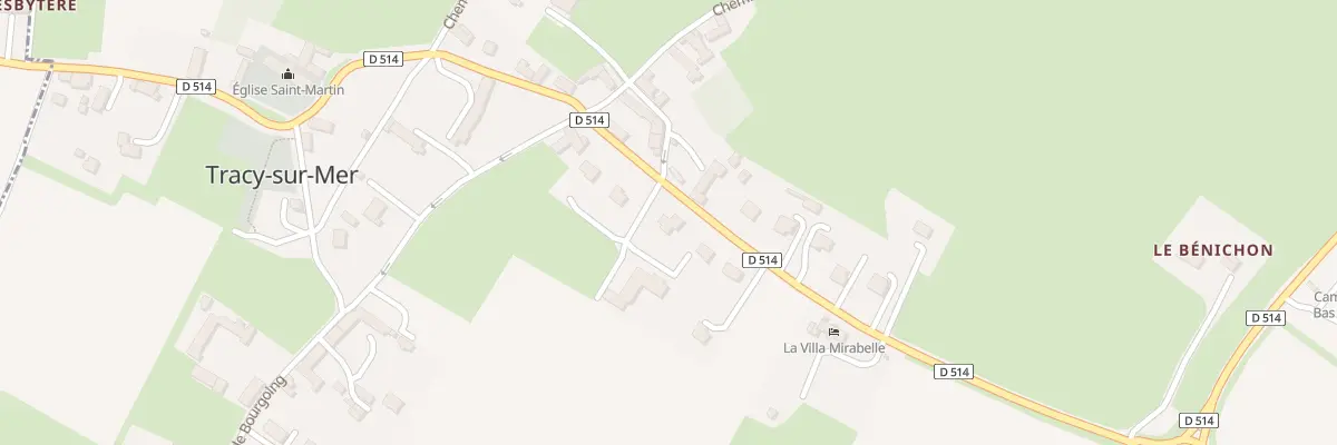 Plan du 7 Rte de Port-en-Bessin à Tracy-sur-Mer
