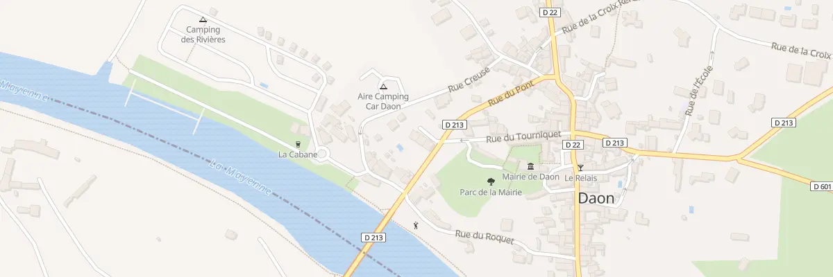 Plan du 3 Rue du Pont à Daon