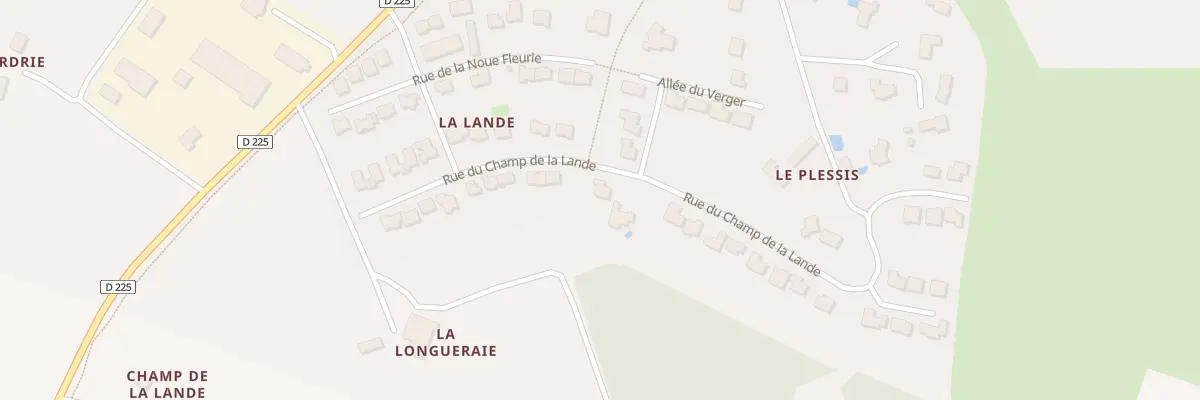 Plan du 20 Rue du Champ De La Lande à Saint-Baudelle