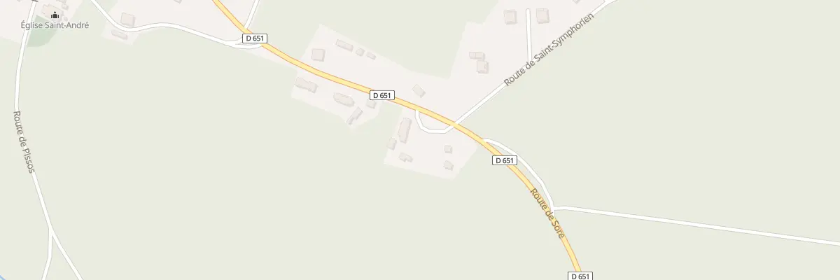 Plan du 496 Rte de Sore à Argelouse