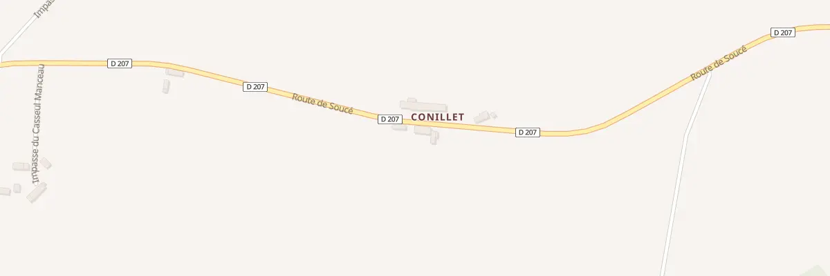 Plan du 7 Rte de Soucé à Ceaucé