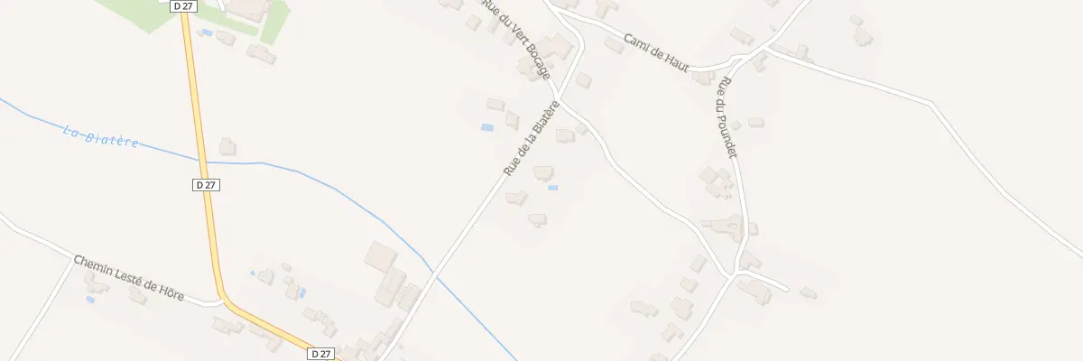 Plan du 6 Rue de la Biatère à Verdets