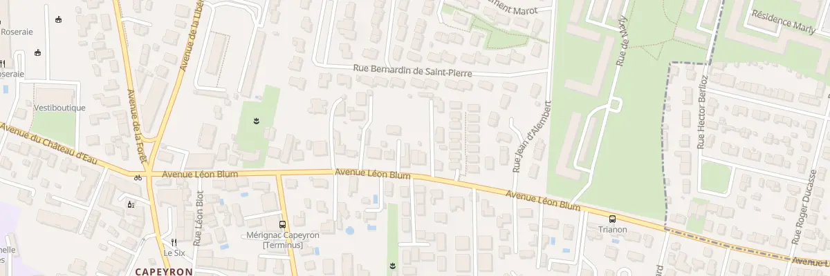 Plan du 34 Av Léon Blum à Mérignac