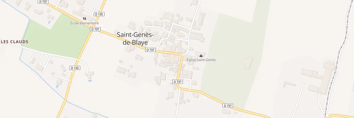 Plan du 113 Le Bourg Nord à Saint-Genès-de-Blaye