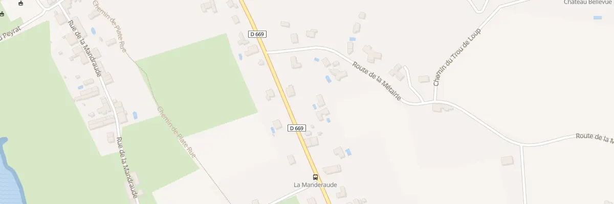 Plan du 61 Rte de l’Estuaire à Plassac