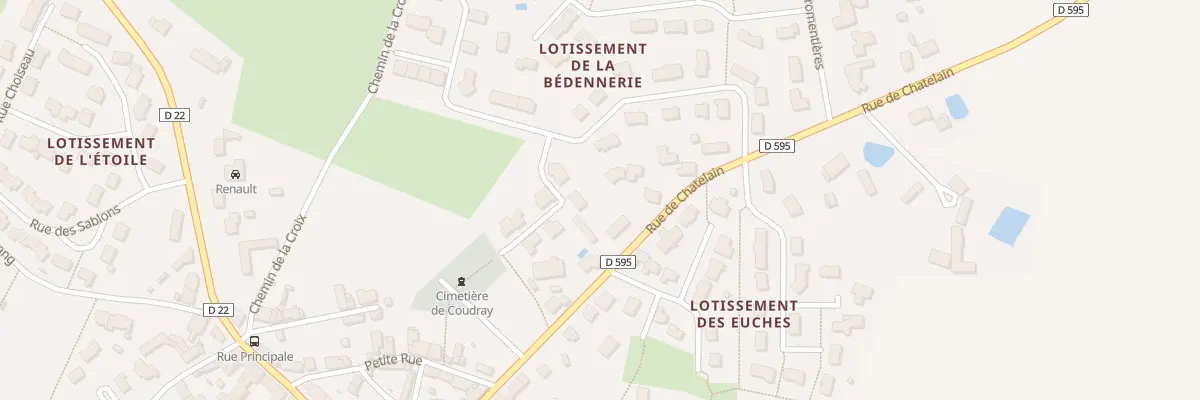 Plan du 16 Rue de la Goulandière à Coudray