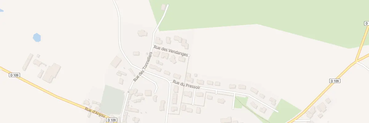 Plan du 8 Rue des Vendanges à Ruillé-Froid-Fonds