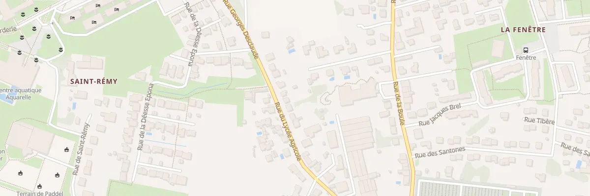 Plan du 40 Rue du Lycée Agricole à Saintes