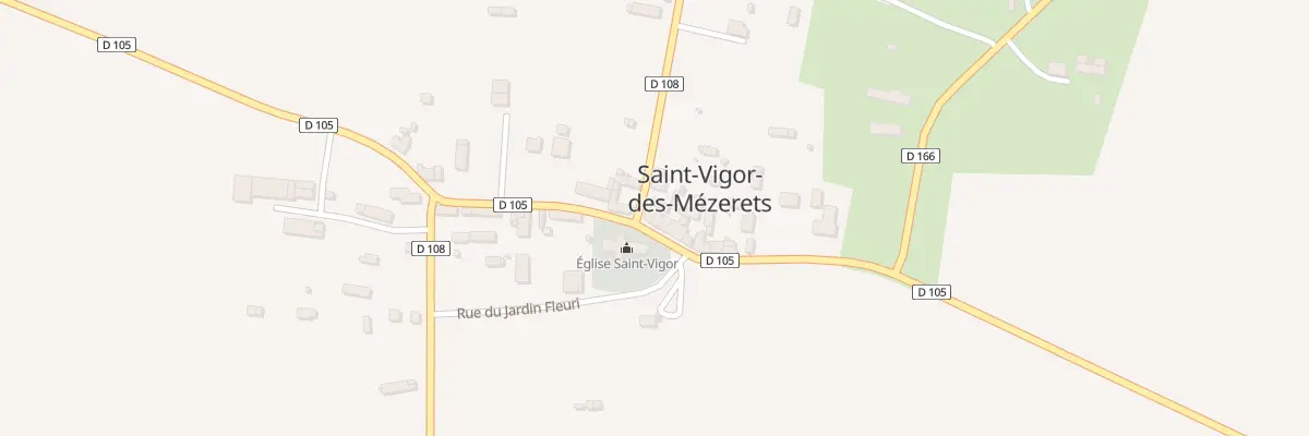 Plan du 5020 Le Bourg - St Vigor Mzts à Terres de Druance