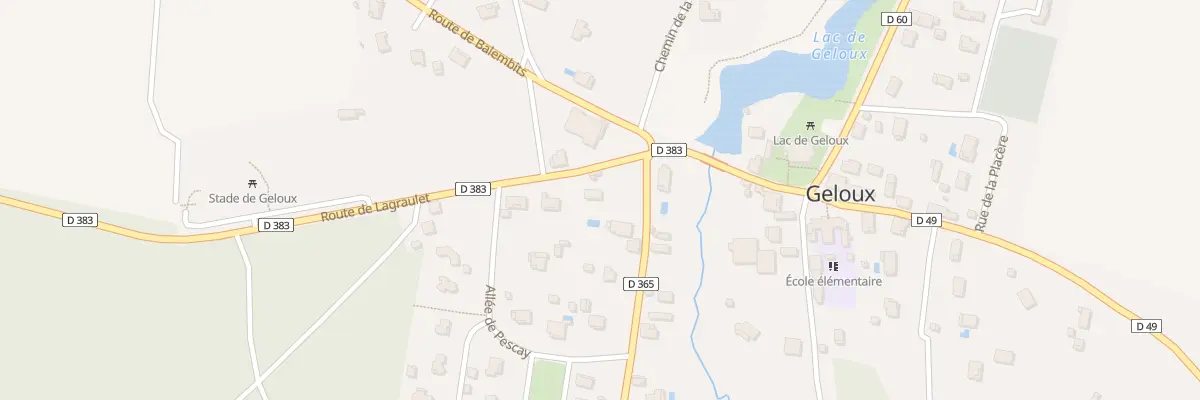 Plan du 5001F Le Bourg à Geloux