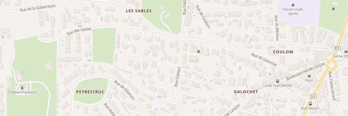Plan du 16 Rue Pasteur à Blanquefort