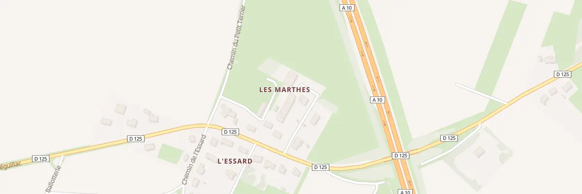 Plan du 3B Imp des Marthes à Thénac