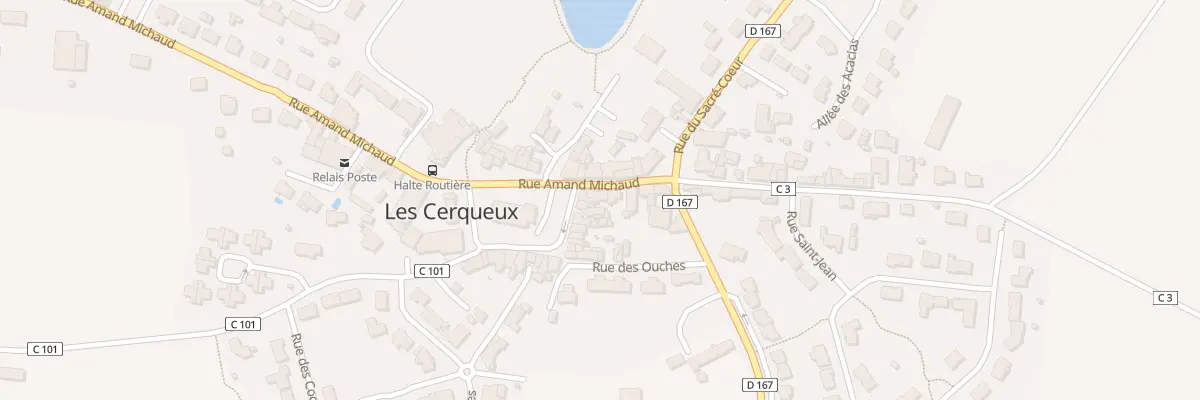 Plan du 13 Rue Amand Michaud aux Cerqueux