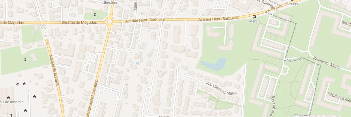 Plan du 17 Rue Clément Marot à Mérignac