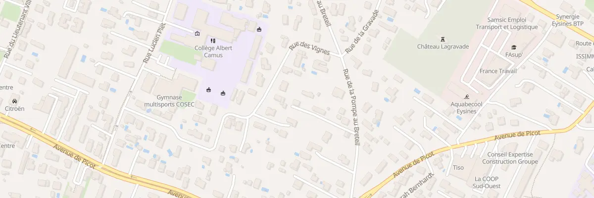 Plan du 40 Rue de la Pompe Au Breteil à Eysines