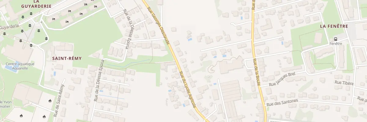 Plan du 44 Rue du Lycée Agricole à Saintes