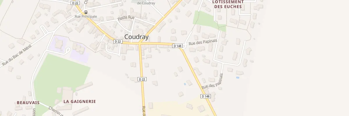 Plan du 11 Rue d’Argenton à Coudray