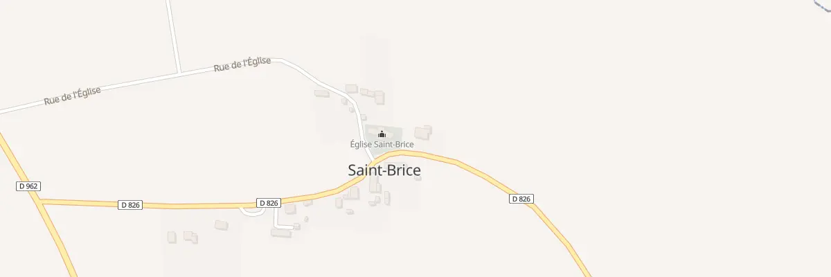 Plan du 8 Le Bourg à Saint-Brice