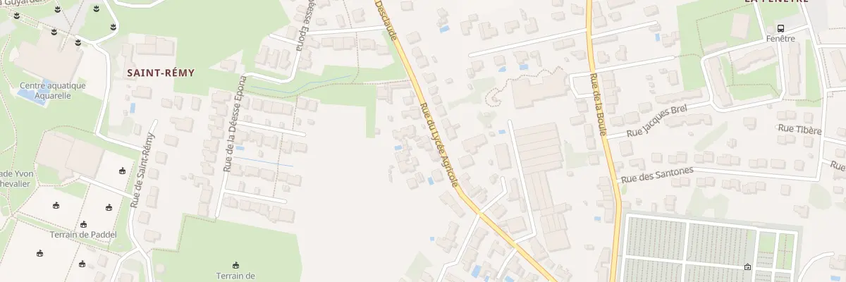 Plan du 33 Rue du Lycée Agricole à Saintes
