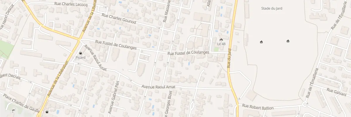 Plan du 21 Rue Fustel de Coulanges à Mérignac