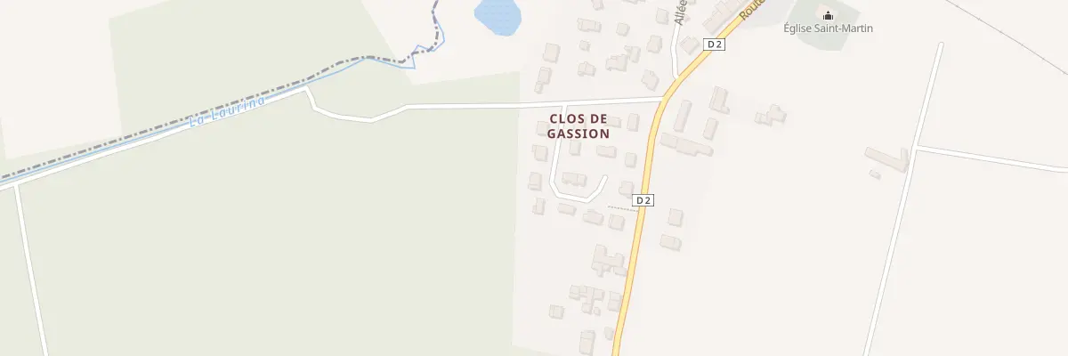 Plan du 13 Clos de Gassion à Labarde