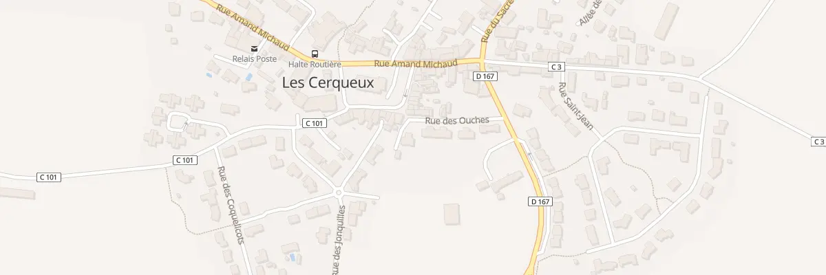 Plan du 13 Rue des Ouches aux Cerqueux