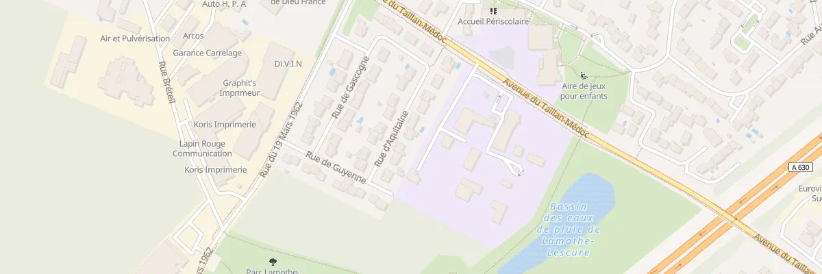 Plan du 21 Rue d’Aquitaine à Eysines