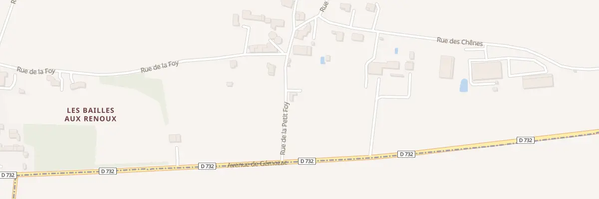 Plan du 9 Rue de la Petite Foy à Jazennes