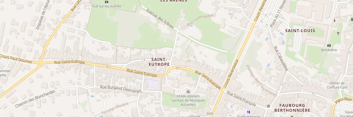 Plan du 48B Rue Saint Eutrope à Saintes