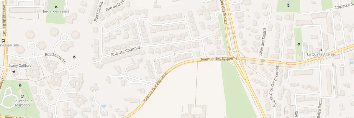 Plan du 235 Av des Eyquems à Mérignac