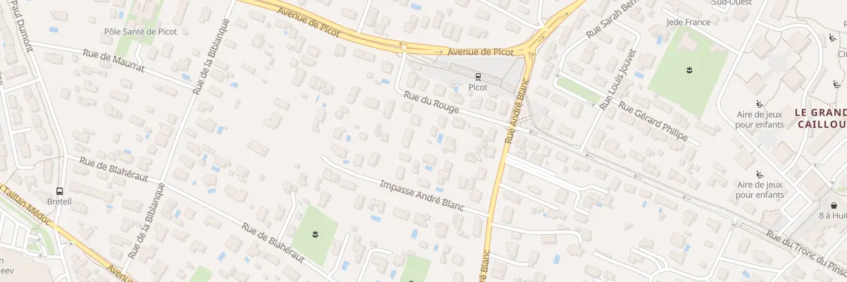 Plan du 10 Rue du Rouge à Eysines