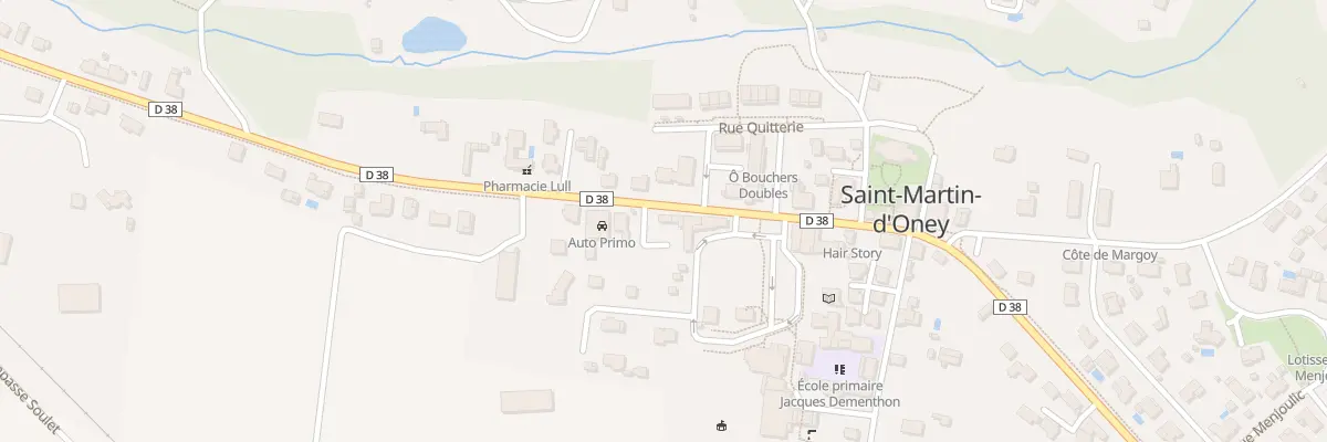 Plan du 940 Rte de Mont de Marsan à Saint-Martin-d’Oney