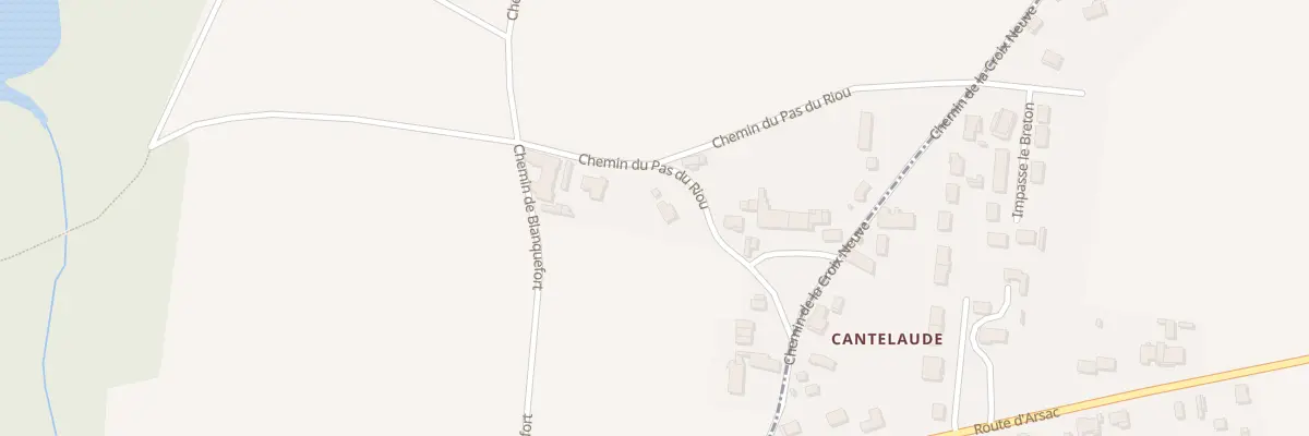 Plan du 4 Che du Pas du Riou à Labarde