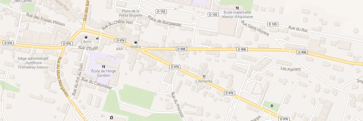 Plan du 39 Rue du Maréchal Foch à Domfront en Poiraie