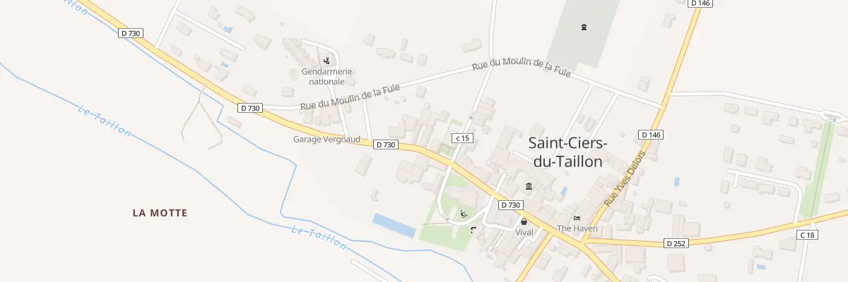 Plan du 17 Av de la République à Saint-Ciers-du-Taillon