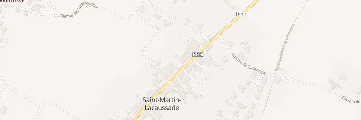 Plan du 59 Voie Romaine à Saint-Martin-Lacaussade