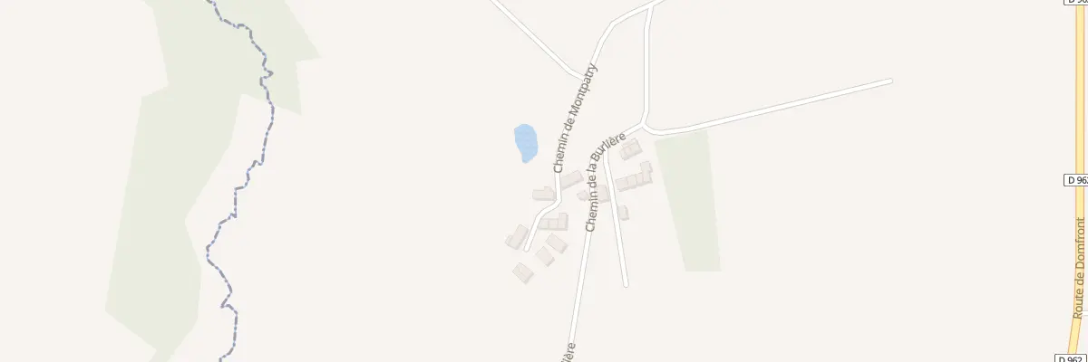 Plan du 2 Che de Montpatry à Saint-Bômer-les-Forges