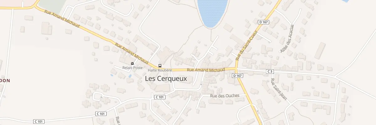 Plan du 18 Rue Amand Michaud aux Cerqueux