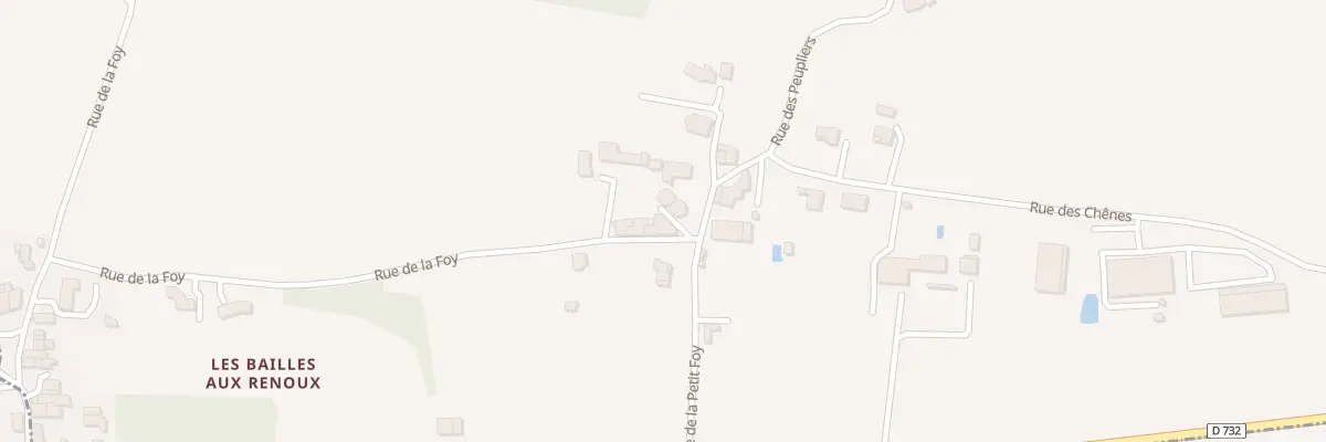 Plan du 2 Rue de la Foy à Jazennes