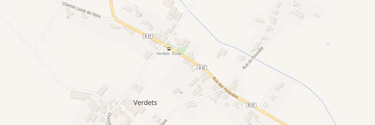 Plan du 33 Rue des Pyrénées à Verdets