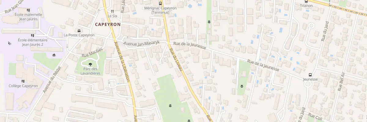 Plan du 53 Rue du Liveau à Mérignac
