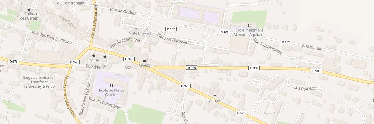 Plan du 5B Rue du Maréchal Joffre à Domfront en Poiraie